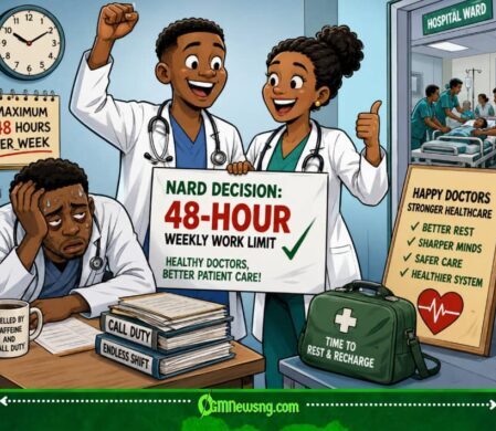 NARD Don Set 48-Hour Weekly Limit for Doctors — No Be Every Time Doctor Must Turn to Night Watchman