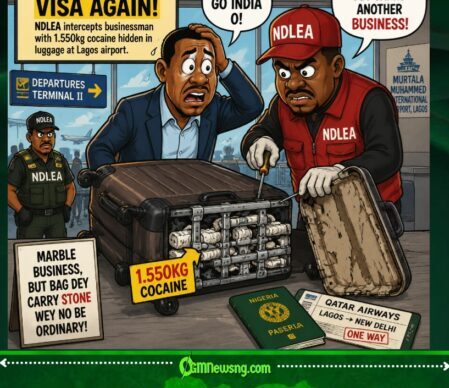 Luggage Drama At Lagos Airport: NDLEA Intercepts Alleged Cocaine Shipment Hidden Inside Businessman’s Bag