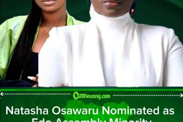 Natasha Osawaru Gets Political Promotion as Edo Assembly’s Party Musical Chairs Continues