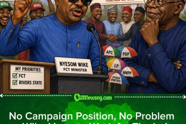 Nyesom Wike Say “I No Need Role” to Deliver Tinubu Victory as 2027 Political Gbas-Gbos Don Start