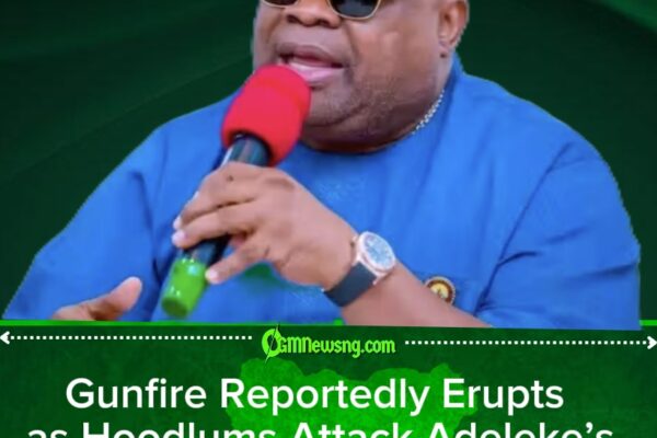 OSOGBO CONVOY TURNS INTO LIVE-ACTION POLITICAL THRILLER AS GUNFIRE FOLLOWS ADELEKE FROM PALACE