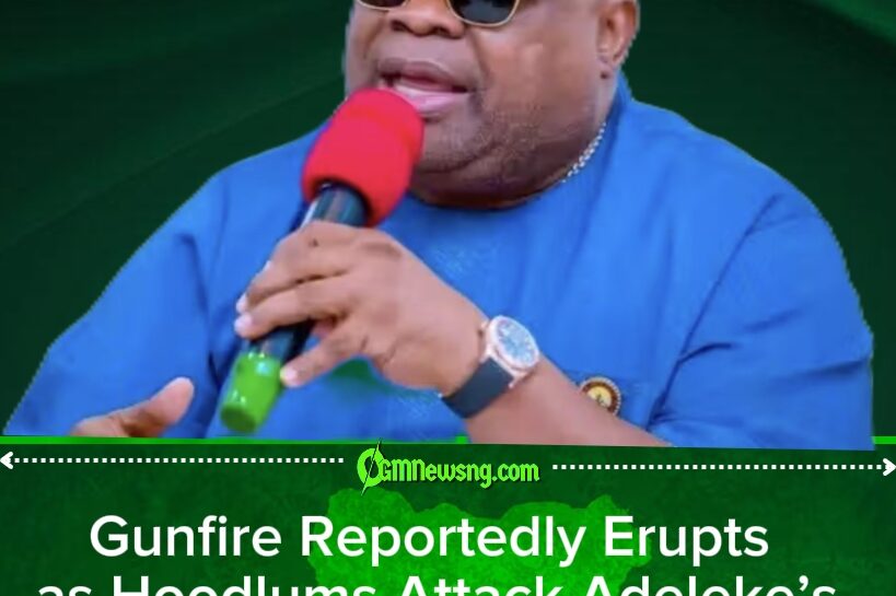 OSOGBO CONVOY TURNS INTO LIVE-ACTION POLITICAL THRILLER AS GUNFIRE FOLLOWS ADELEKE FROM PALACE