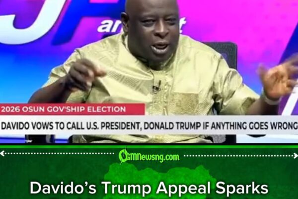 Babajide Otitoju Slams Davido: “You Can’t Report Nigeria to Trump”