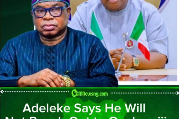 Adeleke Says He Won’t Reach Out to Oyebamiji After Election Victory, Citing a Rather Political Reason