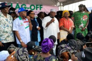 PDP Campaign Train Rolls Into Ogun Central, Promising “Happy Days” — Voters Asked to Bring Ballots, Hope and Possibly Umbrellas