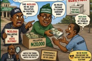 Palliative Wahala: APC Say ₦20,000 Fit Turn Ballot Paper to Thank-You Card