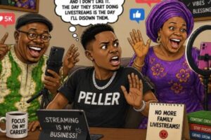 Peller Warn Parents: “If My Parents Start Livestream, I Go Disown Dem”