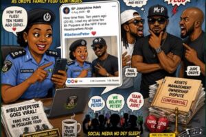 Peter Okoye Don Turn Throwback Photo To Fresh Family Alarm Bell