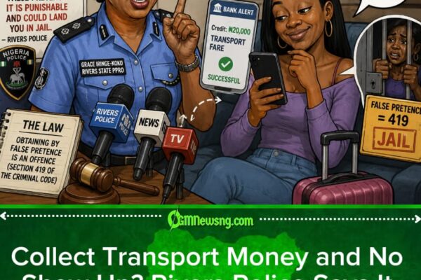 Rivers Police Don Sound Alarm: “Collect Transport Money and No Show Up Fit Turn 419 Matter”