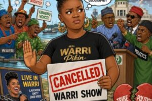 Real Warri Pikin Cancel Warri Show as Tribe and Politics Enter Comedy Matter