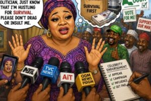 Ronke Oshodi Don Give Nigerians Warning: “If You See Me Supporting Politician, No Drag Me — Na Survival Hustle”
