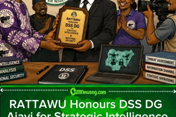 STRATEGIC INTELLIGENCE HONOUR AS RATTAWU GIVES DSS DG FOR NATIONAL SECURITY