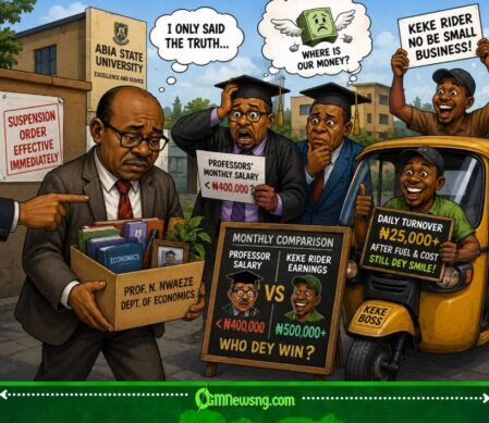 ABSU Professor Weh Talk Salary Matter, University Answer Am With Suspension — Keke Riders Don Enter Academic Pay Debate
