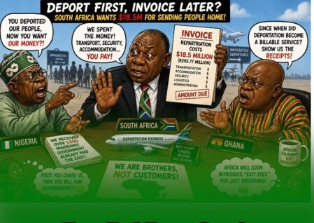 South Africa Expels Foreigners, Then Sends Their Governments $18.5 Million Bill