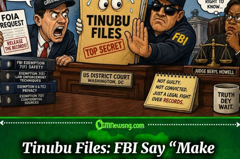 TINUBU FILES: FBI SAY “OPEN THIS FILE CAREFULLY” AS INFORMANTS AND AGENTS’ SAFETY ENTER FOIA BATTLE