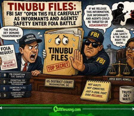 TINUBU FILES: FBI SAY “OPEN THIS FILE CAREFULLY” AS INFORMANTS AND AGENTS’ SAFETY ENTER FOIA BATTLE