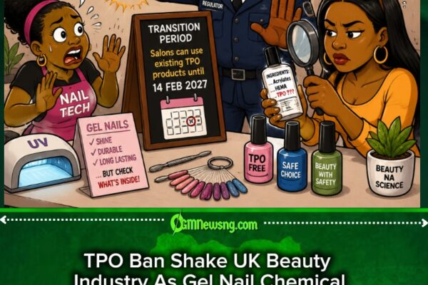 TPO Ban Don Enter Beauty War As UK Tells Gel Nail Chemical “Your Time Don Finish”