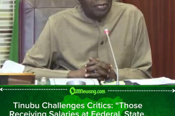 Tinubu Fires Back: “Are Those Receiving Government Salaries Not Common Men and Women?”