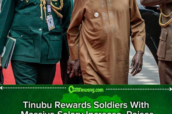 President Bola Ahmed Tinubu Approves Up to 80% Salary Increase for Nigerian Armed Forces Personnel