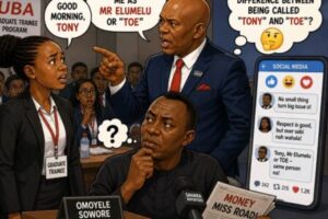 “Tony” and “TOE” Don Become Election Matter? Sowore Questions Elumelu’s Graduate Trainee Drama