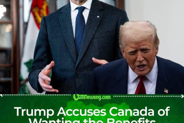 Trump Says Canada Wants the Benefits of a U.S. State Without Becoming One
