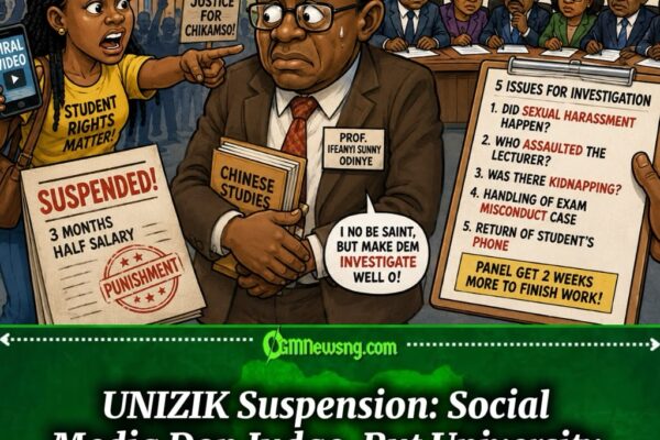 UNIZIK Suspension: Three Months Half Salary, But Sexual Harassment Verdict Still Dey Pending
