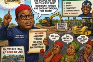 Umahi Says God Send Am to South-East With Tinubu’s Message, But Roads Still Get Final Say