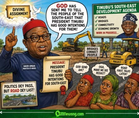 Umahi Says God Send Am to South-East With Tinubu’s Message, But Roads Still Get Final Say
