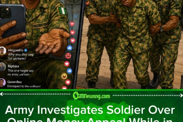 Soldier Wear Uniform Beg Money for TikTok Live, Army Sharp-Sharp Carry Am Go Explain