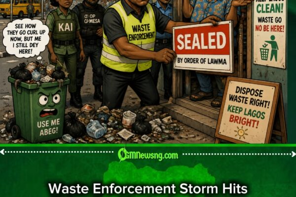 Waste Enforcement Wahala: Lagos Seal Tejuosho-Ojuelegba Shops As Refuse Fight Enter New Level