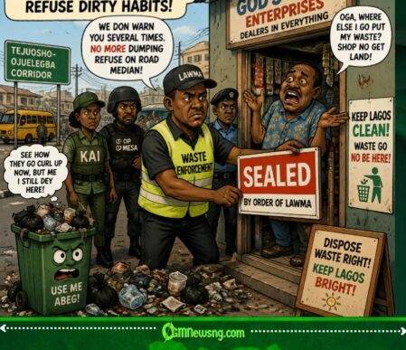 Waste Enforcement Wahala: Lagos Seal Tejuosho-Ojuelegba Shops As Refuse Fight Enter New Level