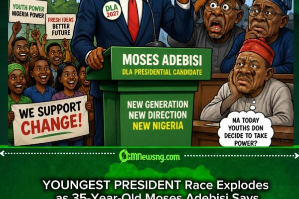 YOUNGEST PRESIDENT DREAM: 35-Year-Old Moses Adebisi Shake Political Table Before 2027 Election