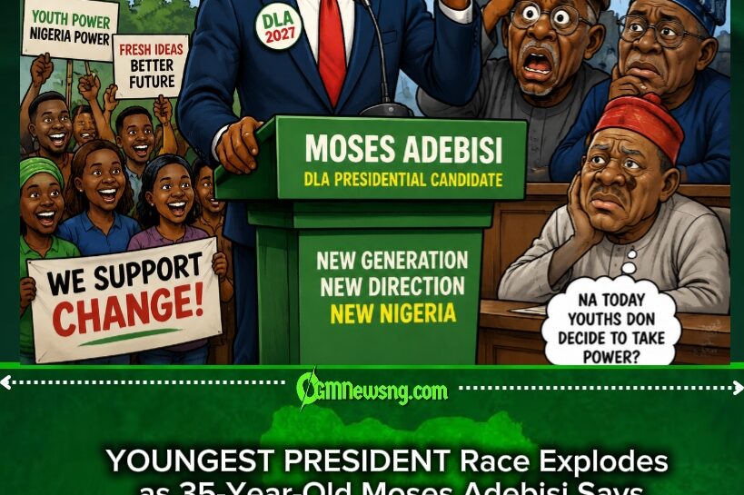 YOUNGEST PRESIDENT DREAM: 35-Year-Old Moses Adebisi Shake Political Table Before 2027 Election
