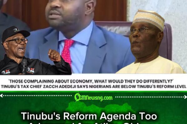 Zacch Adedeji Takes Jab at Atiku, Obi, Says They Are Below Tinubu's Reform Level