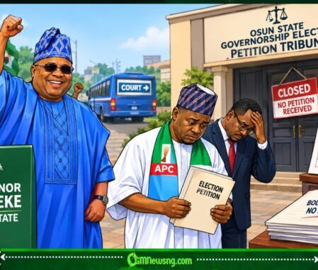 OSUN PETITION MATTER: APC MISS COURT BUS AS ADELEKE VICTORY ENTER PEACE MODE