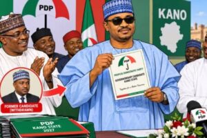 Abacha Pikin Don Return to Kano Guber Race — PDP Change Candidate, Party Wahala Still Dey Knock Door!