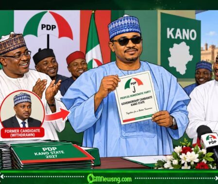 Abacha Pikin Don Return to Kano Guber Race — PDP Change Candidate, Party Wahala Still Dey Knock Door!