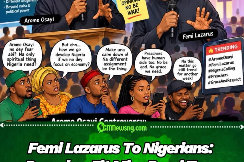 Arome Osayi Controversy: Femi Lazarus Says Preachers No Be Infallible, But Disagreement No Be Licence For Attack