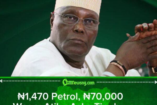 ₦1,470 Petrol, ₦70,000 Wages: Atiku Asks Tinubu Where Nigeria’s Missing Money Went