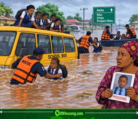 Awka Flood Turns School Run Into Nightmare as Pupil Goes Missing