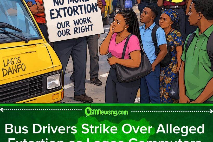 Lagos Bus Drivers Strike as Alleged Extortion Leaves Commuters Stranded