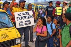 Lagos Bus Drivers Strike as Alleged Extortion Leaves Commuters Stranded