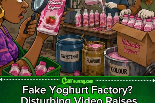 COUNTERFEIT HOLLANDIA YOGHURT: HOLLANDIA or “Holland-Ya?” Nigerians Raise Alarm as Disturbing Packaging Video Emerges