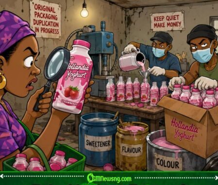 COUNTERFEIT HOLLANDIA YOGHURT: HOLLANDIA or “Holland-Ya?” Nigerians Raise Alarm as Disturbing Packaging Video Emerges