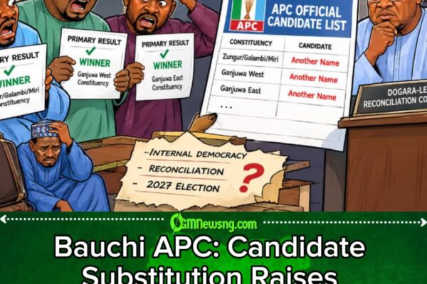 2027: Candidate Substitution Opens Fresh Wound Inside Bauchi APC