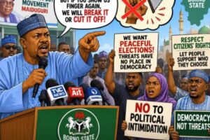 Borno Commissioner Don Enter Political Hot Seat Over “Cut Finger” and “Flog” Warning to Opponents