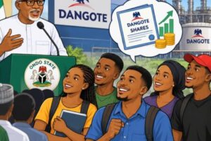 Dangote Shares for 500 Ondo Youths: Aiyedatiwa Drops Investment Bombshell as Questions Begin
