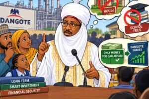 Dangote Shares: Sanusi Warns Nigerians Not to Turn School Fees and House Rent Into Investment Capital