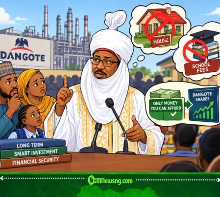 Dangote Shares: Sanusi Warns Nigerians Not to Turn School Fees and House Rent Into Investment Capital