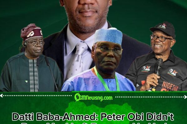 Datti Baba-Ahmed: Peter Obi Did Not Drop Me, I Left Because He Had No Plan for Nigeria